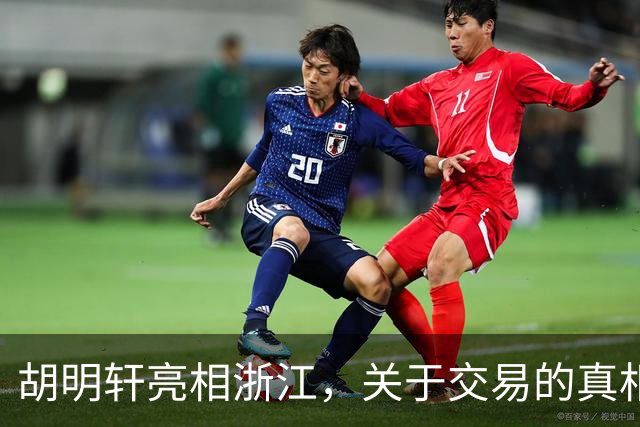 胡明轩亮相浙江，关于交易的真相揭秘